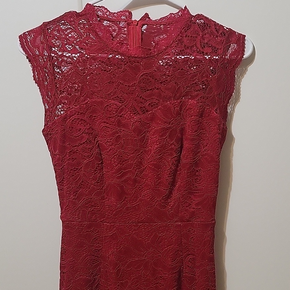 Aupuls Red/Burgundy Dress size Xsmall - Picture 4 of 8